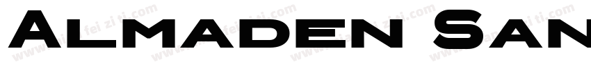 Almaden Sans字体转换